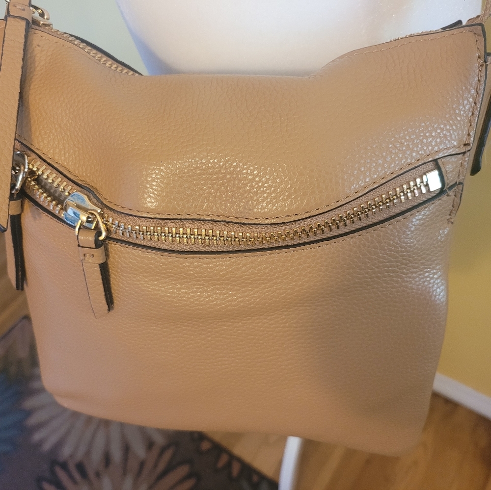Beige Vince Camuto cross body